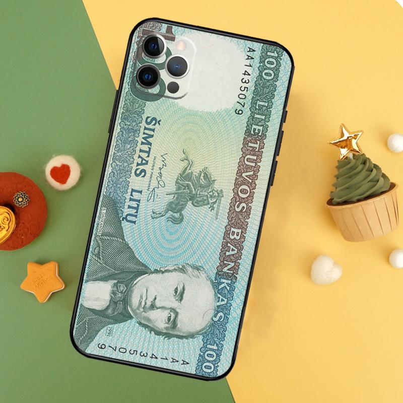 Чехол для телефона iPhone 16 15 14 13 12 11 Pro Max Plus Mini 7 8 X XS Max XR с изображением литовских лит