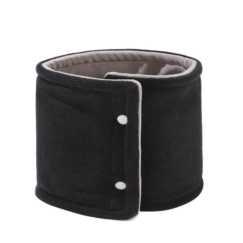 Solid Color Fleece Muffler Polar Fleece Warm Neck Warmer Face Mask Winter Knitted Scarf Men