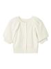 Emi Ribbed Puff Sleeve Free Size Women's Cardigan, 13WND254053,