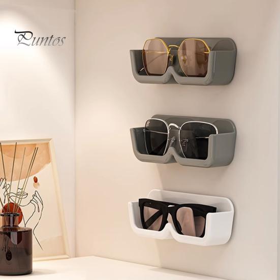 Настенный органайзер для очков, пробивая бесплатные очки, пластиковый ящик для хранения солнцезащитных очков, настенная полка для дисплея
