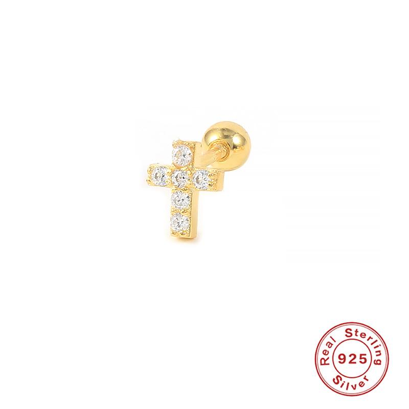 European and American 925 Sterling Silver Piercing Stud Earrings, Earrings, Female Male Devil Nails 2026