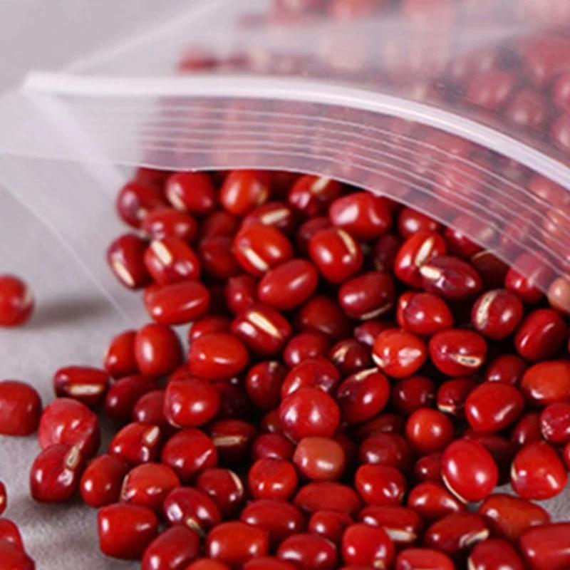 100Pcs Transparent Plastic Bags Reclosable Selaing Bag For Jewelry Food Gifts Packaging Organizer Pouch Reusable Storage Bags