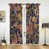 Черно-белая бандана Bohemia Hall Curtains For Living Room Kitchen Boy Girl Bedroom Long Curtain For Windows Cortinas Home Decor