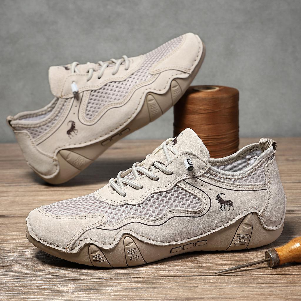 Летние Дышащие Легкие Новые Мужские Женские Повседневные Спортивные Туфли Большого Размера Прошитая Кожа Сетка Осьминог Женские Кроссовки