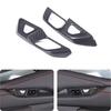For  Corvette C8 - Car Inner Door Lock Switch Button Cover Trim Accessories ABS Carbon Fiber-M53K