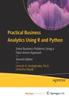 Книга Practical Business Analytics Using R and Python : Solve Business Problems Using a Data-driven Approach