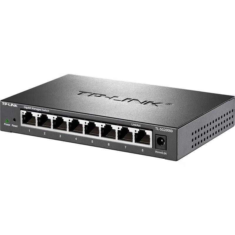 TP-LINK TL-SG2008D 8-Port Gigabit Cloud Managed Switch