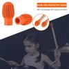 Silicone Sleeves Drumstick Mute Damper Percussion Accessory Drum Stick Head Drum Stick Practice Tip