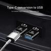 TypeC To USB Adapter OTG Converter Connector For Lexus F SPORT ES RX NX LS UX LM LX GX LC RZ IS CT GS RC HS SC TX LBX IS300 RX35