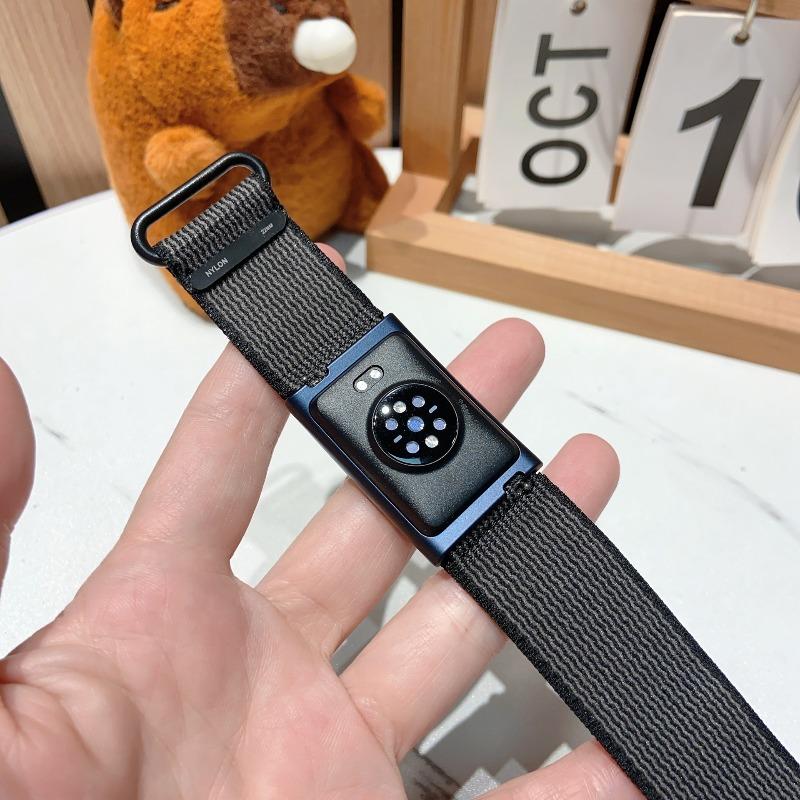 Сменный нейлоновый ремешок для часов Amazfit Helio, полноразмерный браслет, застежка-липучка, регулируемый, мягкий, дышащий