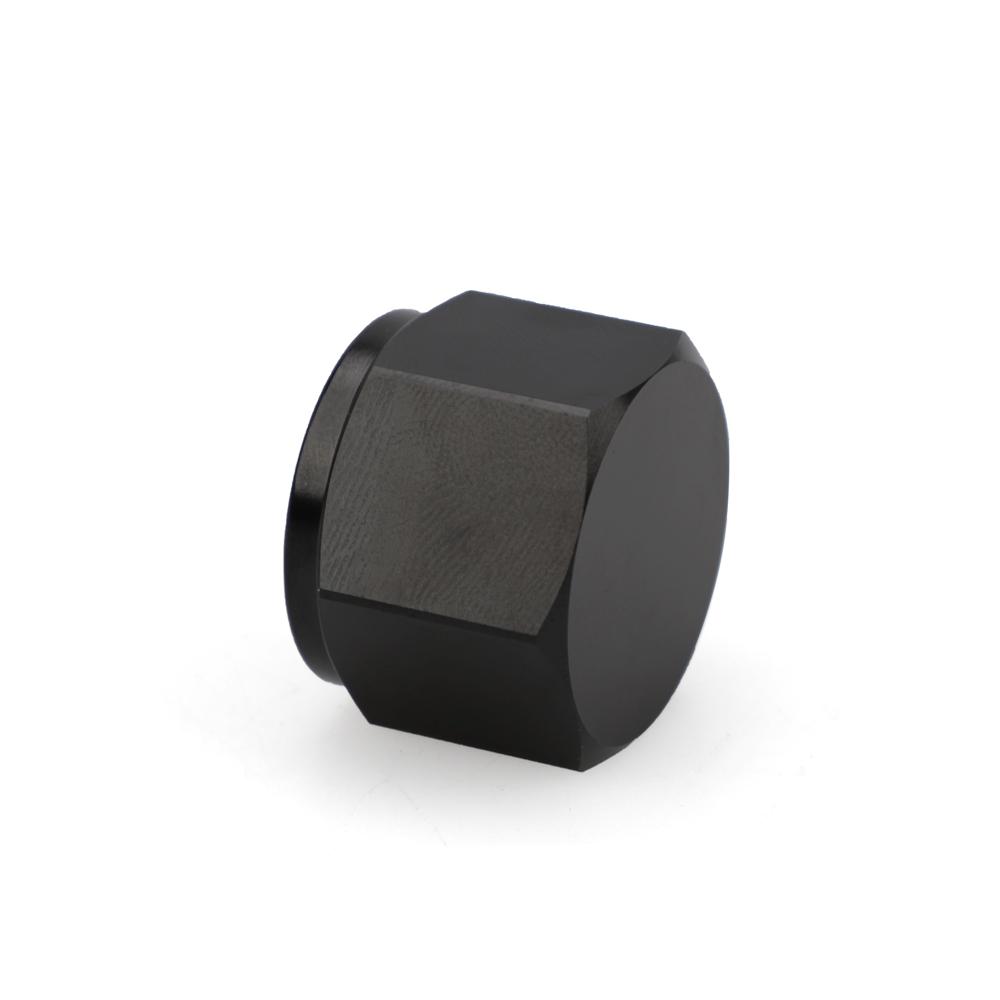 AN6 AN8 AN10 Female Thread Aluminum Pipe External Hex Head Flare fiting TUBE NUT End Cap Plug Fitting Coupler Connector Adapter