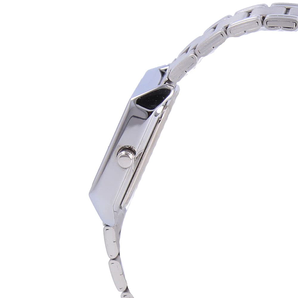 Casio Casio Стандартные Дешевые Часы Casio Металлические Серебристые Черные Женские LTP-V007D-1E [Б/У]