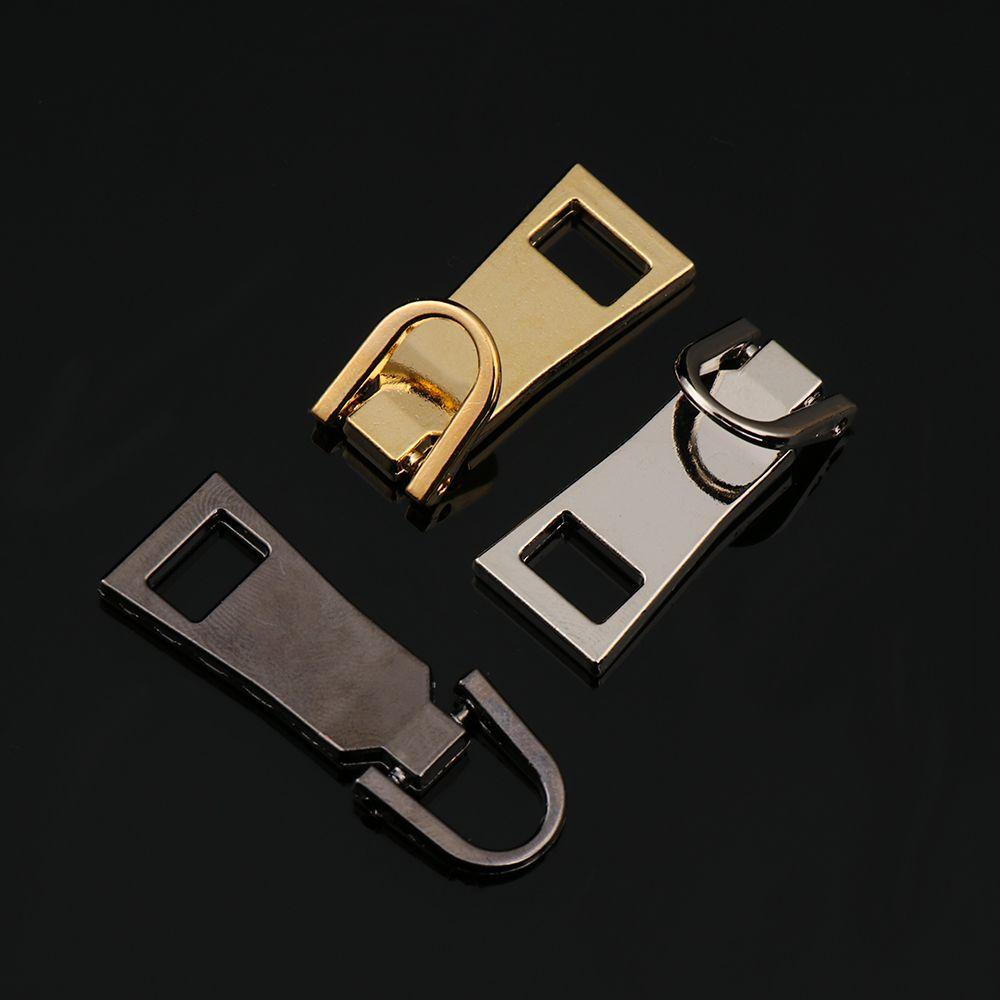 5pcs Clothes Detachable Sewing Kit Zipper Pull Metal Zip Metal Zipper Head Zipper Slider