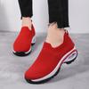 Womens Walking Shoes Sock Casual Ladies Fashion Sneakers Comfortable Slip On Air Cushion Platform Running Shoes Workout Shoes Lightweight Gym Sneakers