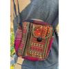 Сумка через плечо с этническим рисунком, сумка-коврик, аутентичная сумка ручной работы