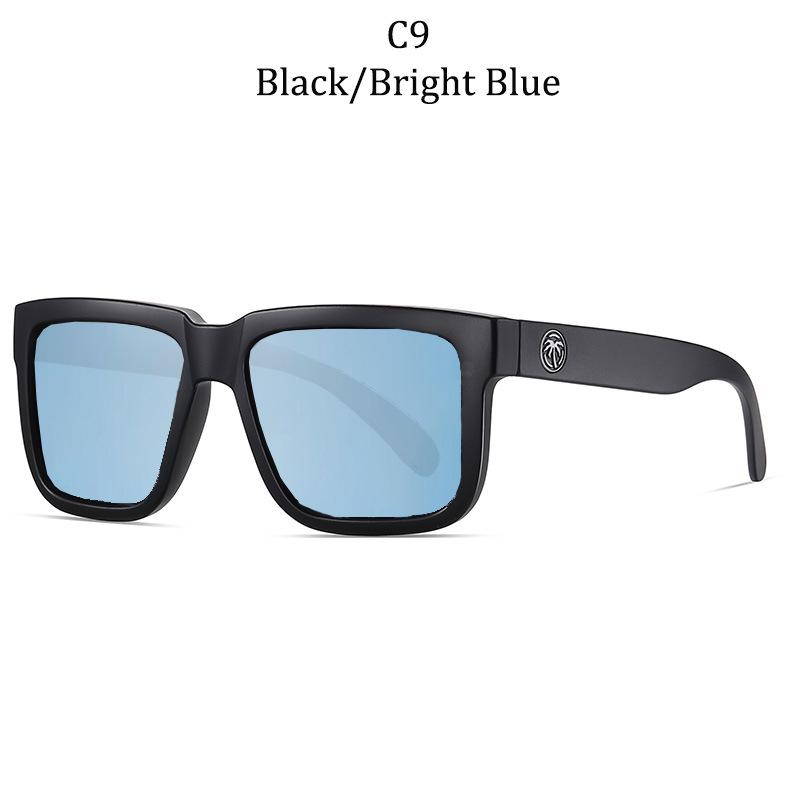 Colorful Polarized Square Men's and Women's Real Film Outdoor Sports Sunglasses