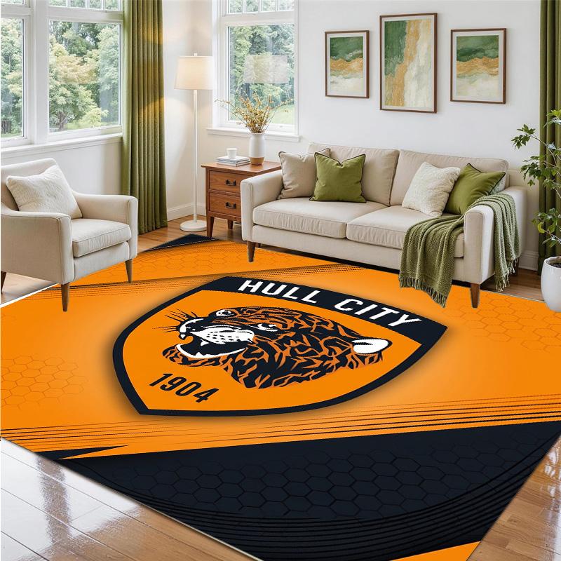 Hull FC Design Crystal Velvet Rug Soft Decorative Mat for Bedroom Entrance