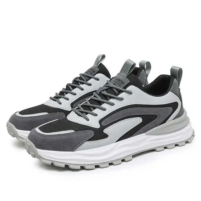 Модные демисезонные мужские бежевые кроссовки с круглым носком, спортивная обувь, для мужа, для прогулок, для новогодних тренировок, тренды, лучшие лоферы, кроссовки