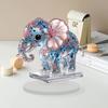 Colorful Elephant Decorative Home Accessories For Living Room Crystal Acrylic Sculpture