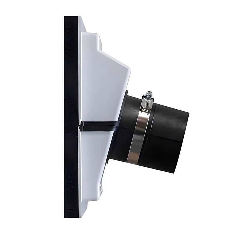 Комплект для прохода через стену и крышка для трассы Оборудование для ОВКВ Сплит-система Регулируемая гильза для трассы кондиционера для внутреннего/наружного блока, Комплект соединителей для водосточного желоба