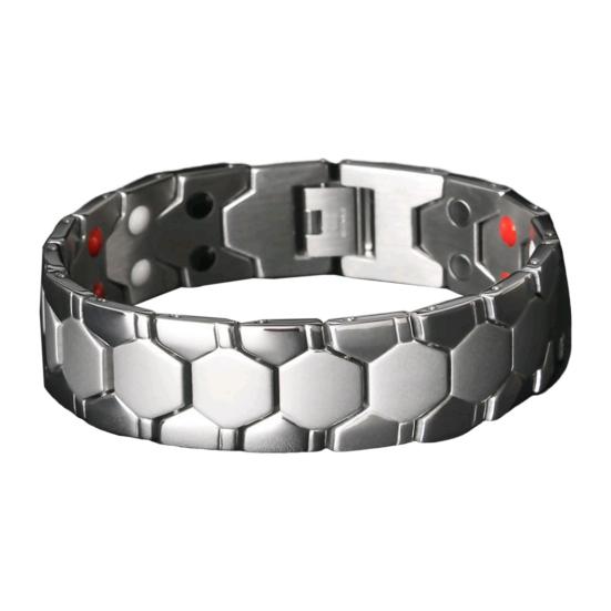 Men Bracelet Magnetic Durable Detachable Therapy Bracelet Daily Jewelry