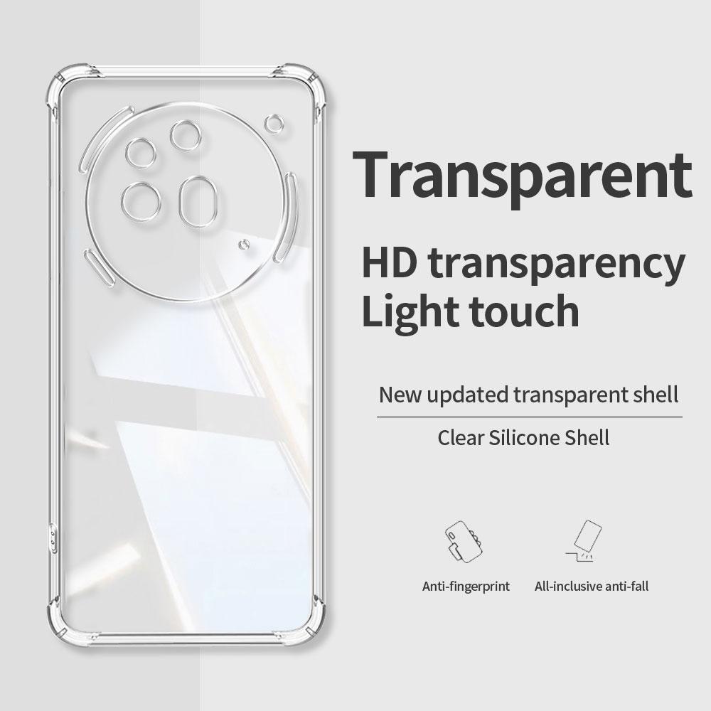 Чехол для телефона Nothing Phone 3A Pro, силиконовый мягкий прозрачный чехол для телефона Nothing Phone3A 3APro Funda, прозрачный противоударный чехол с подушкой безопасности