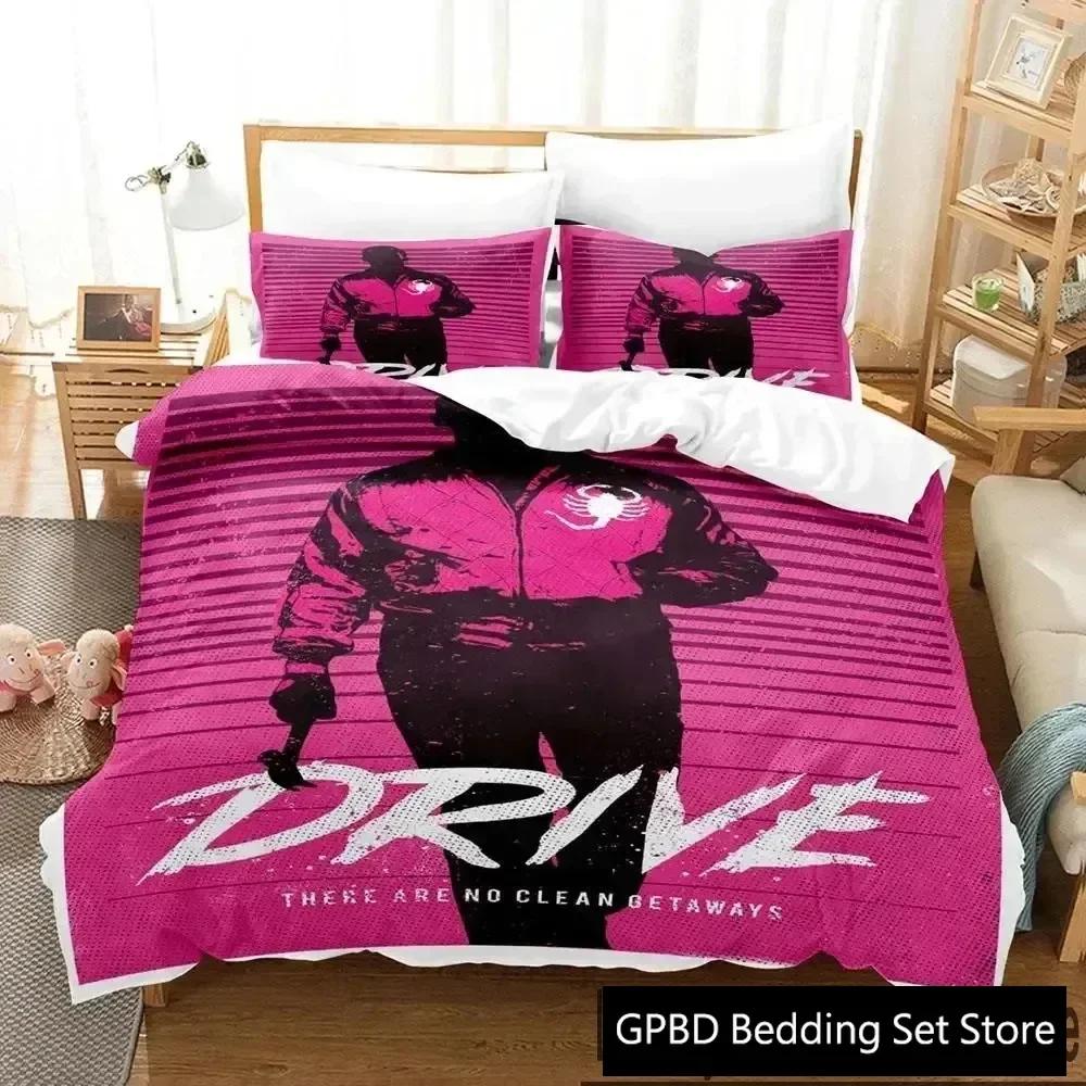 3D Принт Драйв Райан Гослинг Удобный Пуховое Одеяло Пододеяльник Наволочка Постельный Комплект Детская Спальня Декорация Домашний Текстиль