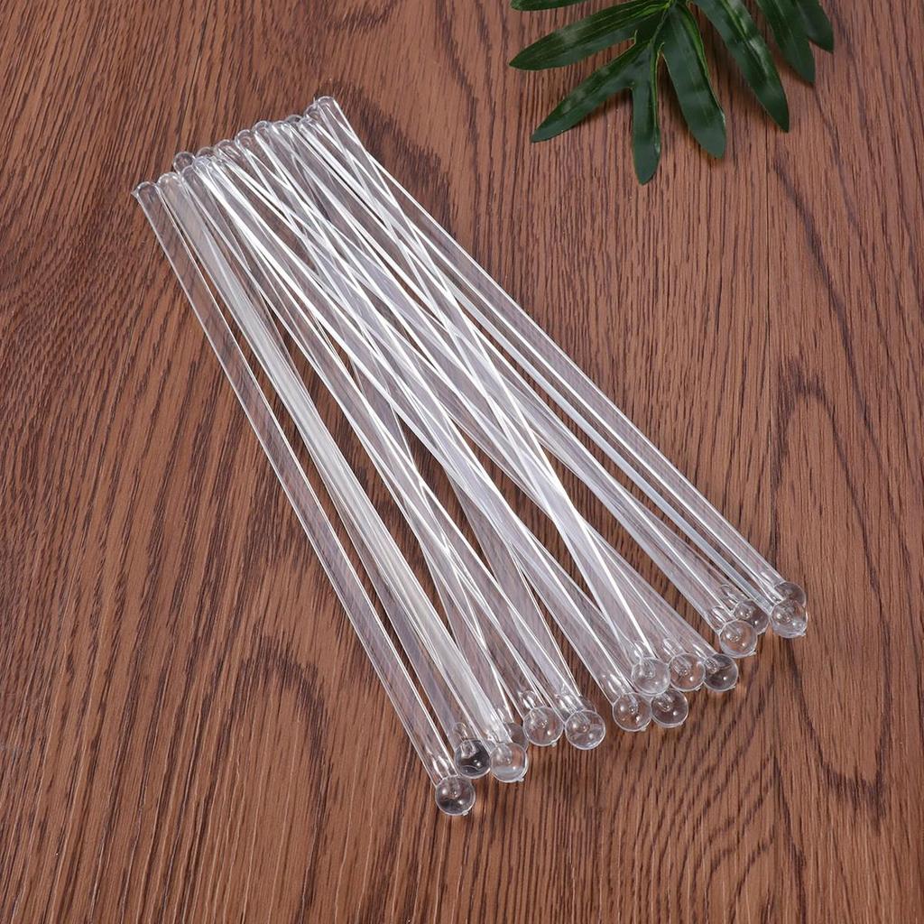 100/50pcs Swizzle Stick Cocktail Drink Stirrer Bar Tools Plastic Beverage Stirring Mixing Ladle Muddler For Bars Restaurants 5