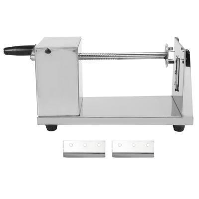 Ручной спиральный волчок для картофеля из нержавеющей стали, овощерезка, нарезка ломтиками, кухонный инструмент