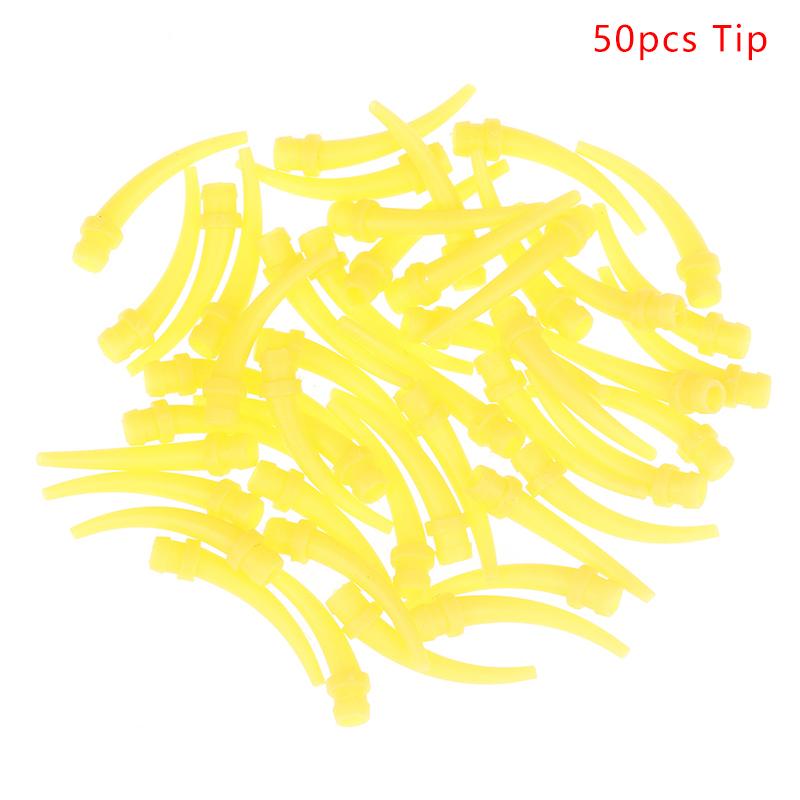50/100 шт. Стоматологические материалы Стоматология Силиконовая резина Передающая Смешивающая головка Одноразовые Оттискные насадки Смешивающие наконечники Смешивающая трубка