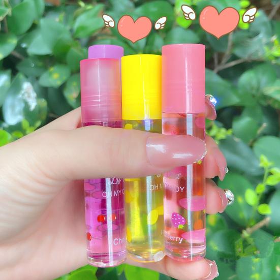 Yousheng 4 мл Блеск для губ Водостойкая жидкая губная помада Roller Design Прозрачная увлажняющая помада для макияжа