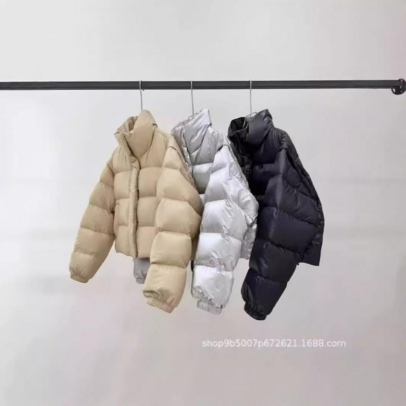 High Neck Short Kendall Down Jacket Detachable 2-in-1 Puffer Coat Women Street Style Winter Outerwear