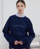 Свитшот с графическим принтом Heo Signature Raglan_Темно-синий
