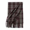 New Korean Style Sweet and Warm Faux Cashmere Scarf Checkered Student Couple Winter Thickened Warm Scarf