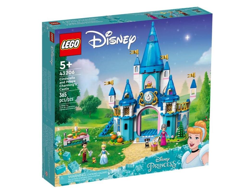 LEGO Disney Princess Cinderella and Prince Wonderful Castle Toy Present Birthday Block Educational Christmas Girls Boys Children 5 Years Old 6 Years