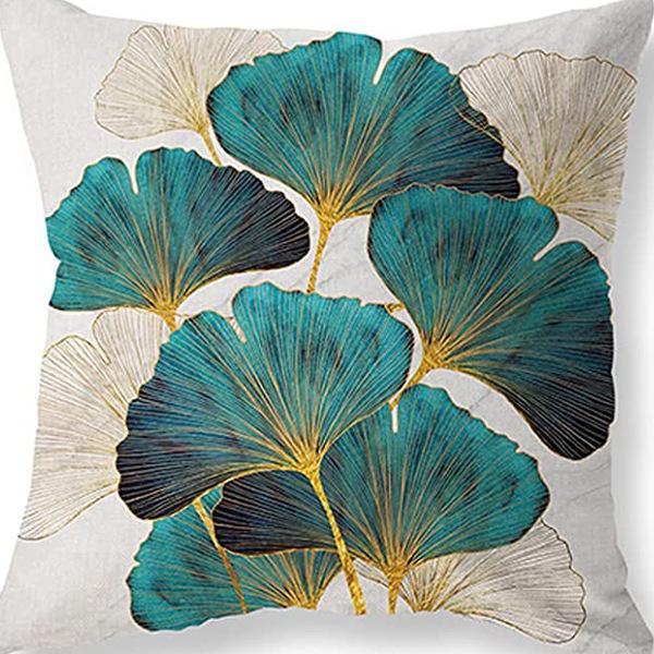 Ретро Американский Растительный Цветочный Принт Льняная Наволочка Гостиная Диван Автомобильная Подушка Подушка