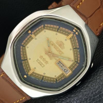 ЯПОНСКИЕ ВИНТАЖНЫЕ АВТОМАТИЧЕСКИЕ ЧАСЫ ORIENT 46941 МУЖСКИЕ ОРИГИНАЛЬНЫЙ ЦИФЕРБЛАТ a705001-1