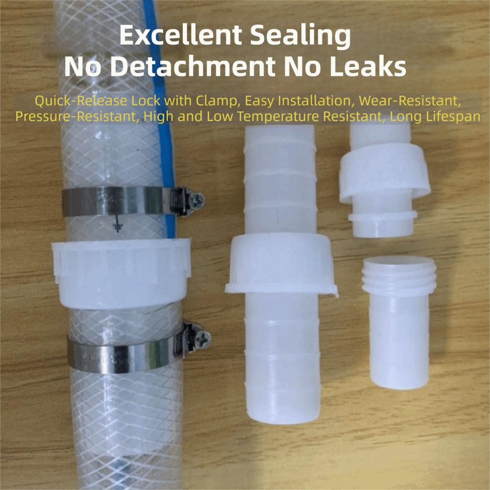 Garden Water Adaptor Hose Coupling Joint Fitting Plastic Quick Connector Watering System