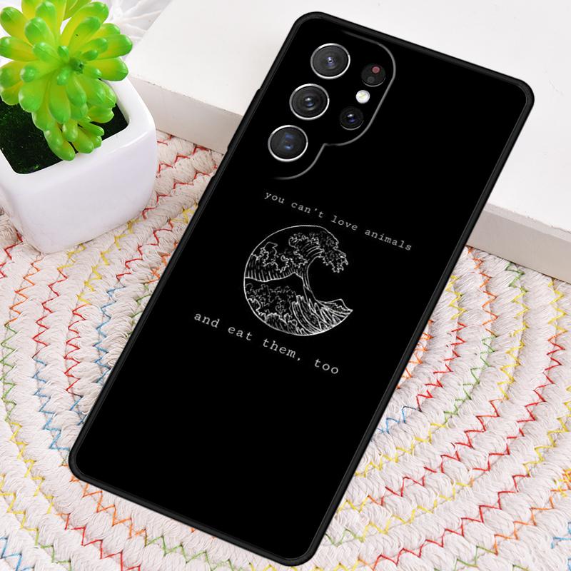 Веганская цитата Фраза Веганство Чехол для телефона из ТПУ Для Samsung Galaxy note 10 pro S26 S25 S24 S23 S22 Ultra Plus S21 FE S20 Чехол