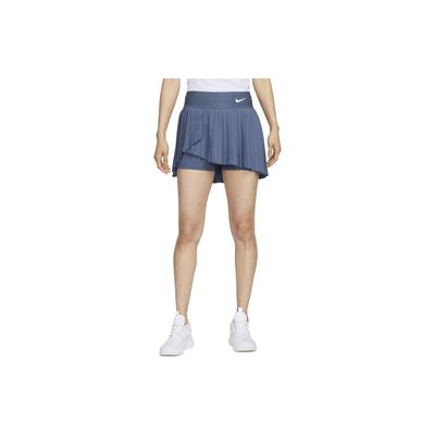 Court Dri-FIT Advantage, однотонная быстросохнущая теннисная юбка, женские плавки, Phantom-Blue DR6850-491