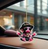 Acrylic Flat 2D Hooded Monkey Car Pendant Is  for Holiday, Valentine's Day and Christmas Decorations, and Is a Gift for Couples, Homes and Accessories