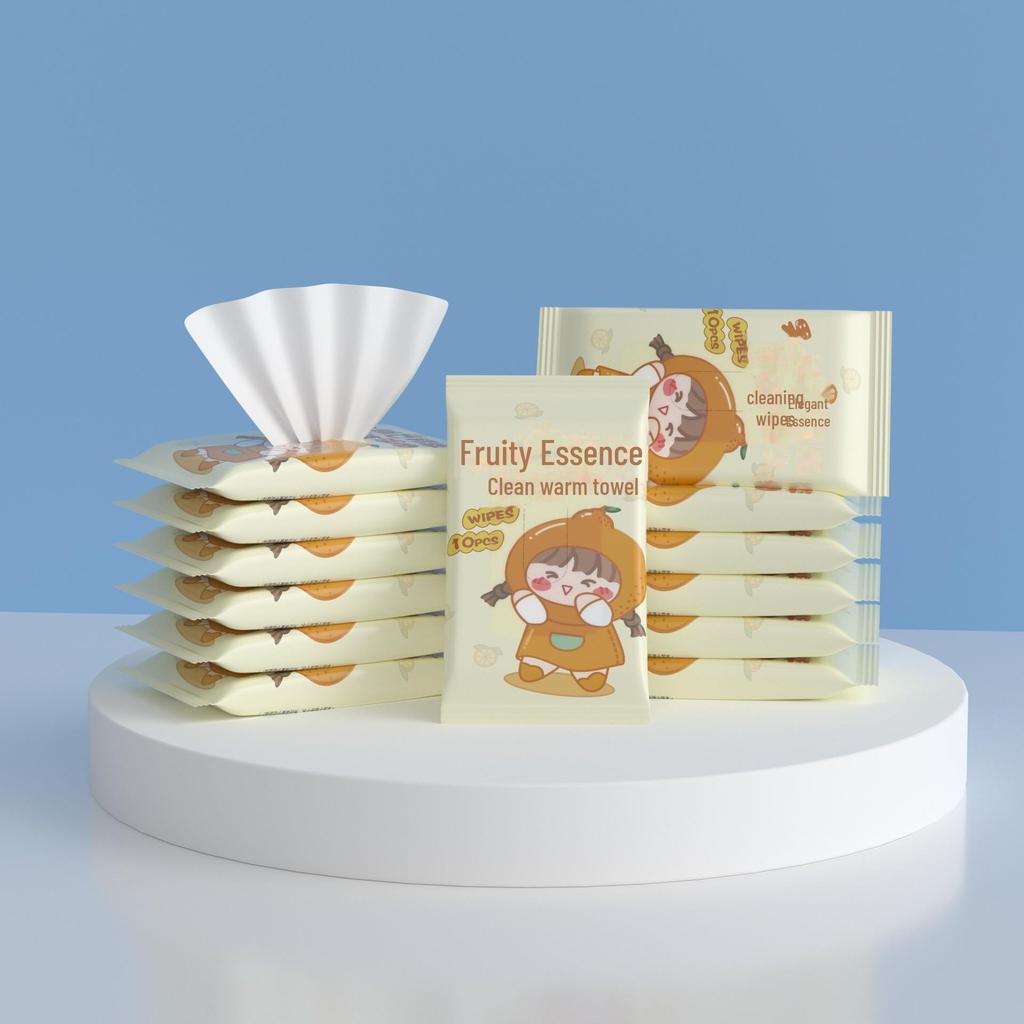 Infant Hand & Mouth Cotton Soft Wet Wipes - Gentle Clean for Baby