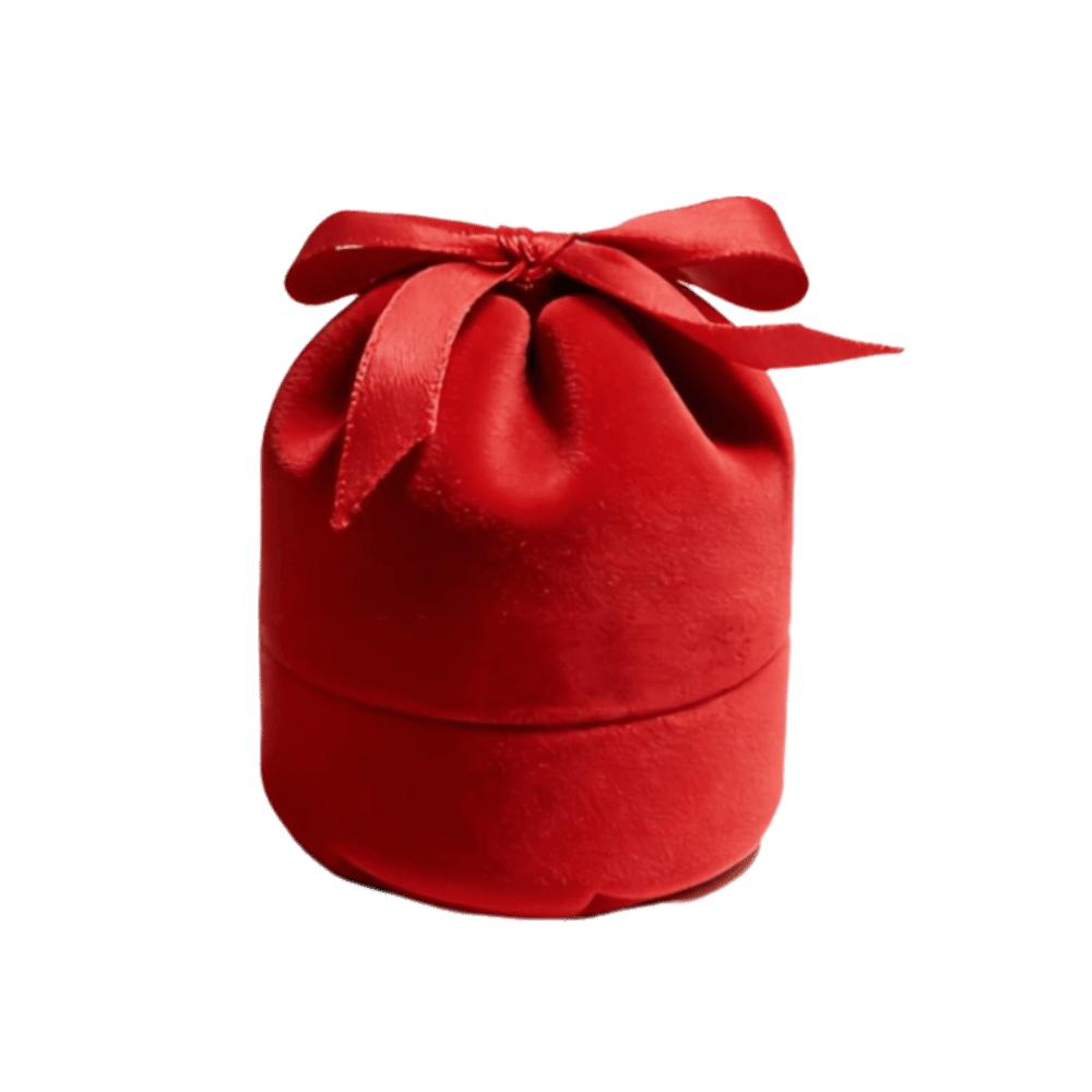 Storage Crown Snowflake Bell Rings Box Wedding Flannel Jewelry Organizer Marriage Anniversary