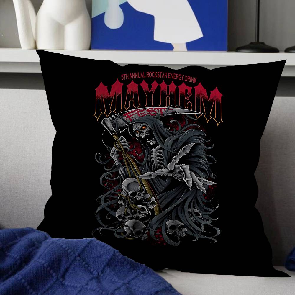 Mayhem Band Stitch Lucky Dragon Pillow Cover Sofa Cushion Cover Home Room Decoration Children Gift