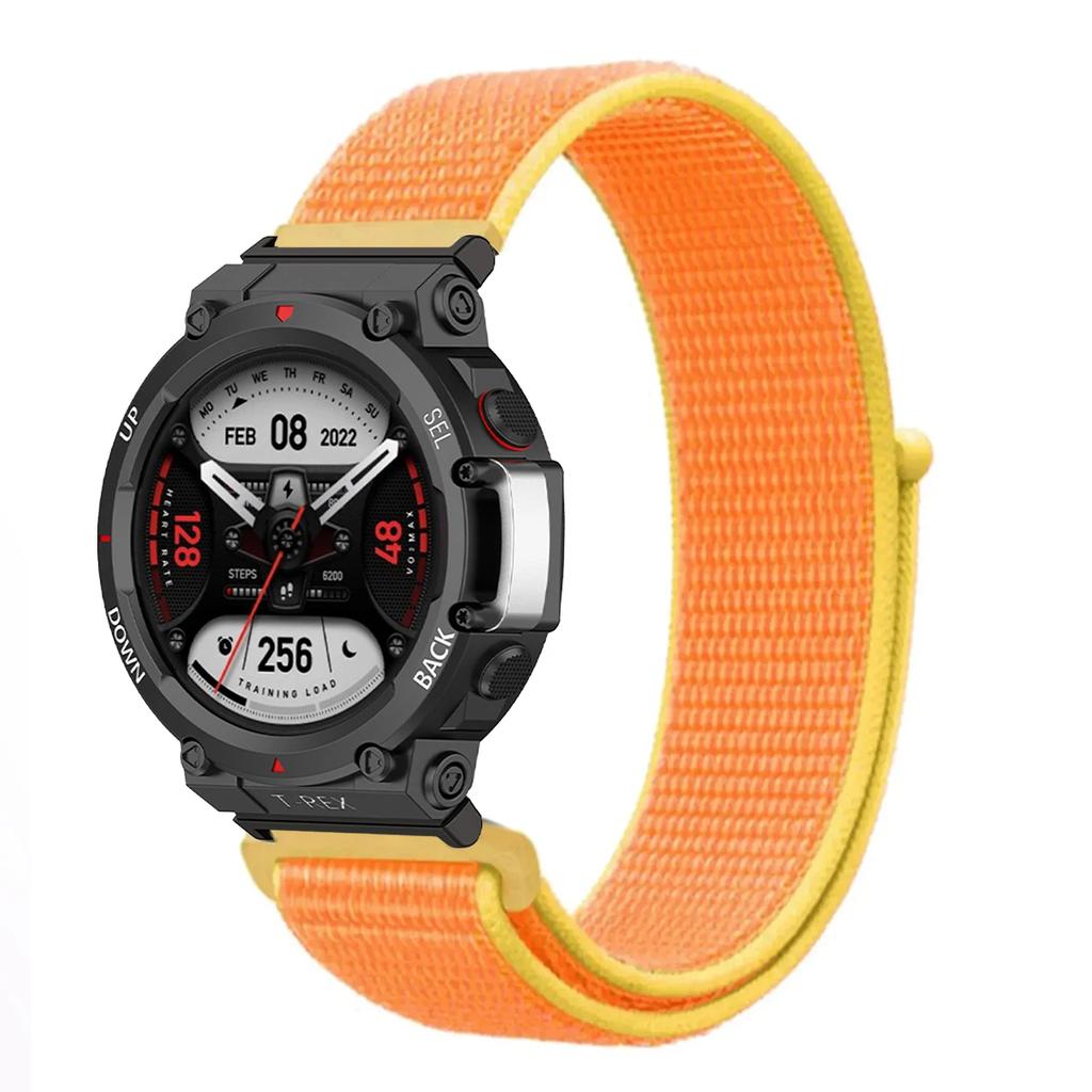 Нейлоновый ремешок-петля для умных часов Huami Amazfit T-REX 3/2, женский/мужской браслет для Amazfit T-Rex/T-Rex Pro, ремешок на запястье Correa