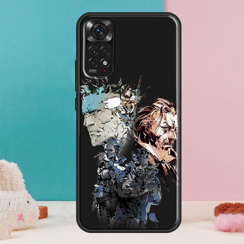 Металлический чехол Metal Gear Solid для Xiaomi Redmi Note 12 11 10 9 8 Pro 9S 10S 11S 12S Redmi 12C 9A 9C 10A 10C Чехол