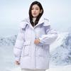 Xuezhongfei Women's Winter Detachable Hood Duck Down Puffer Jacket X40149408F