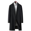 Men's Wool Coat Winter Medium and Long Cotton Thickened Suit Collar Fashion Woolen Jacket Men's Korean Version Trend