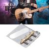 Guitar Bridge Tailpiece 3 Brass Saddles Bridge for Vintage  Telecaster Style Electric Guitar Par