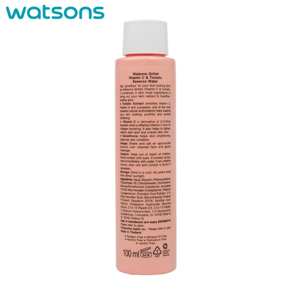 Watsons Love My Glow Girlish Томатная эссенция с витамином С, Bright It Up, 100 мл.